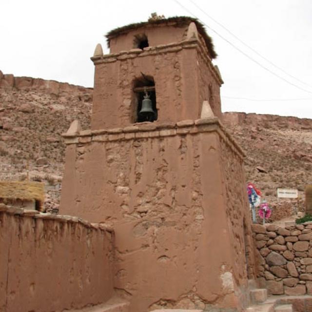 Imagen del monumento Iglesia y campanario de Caspana