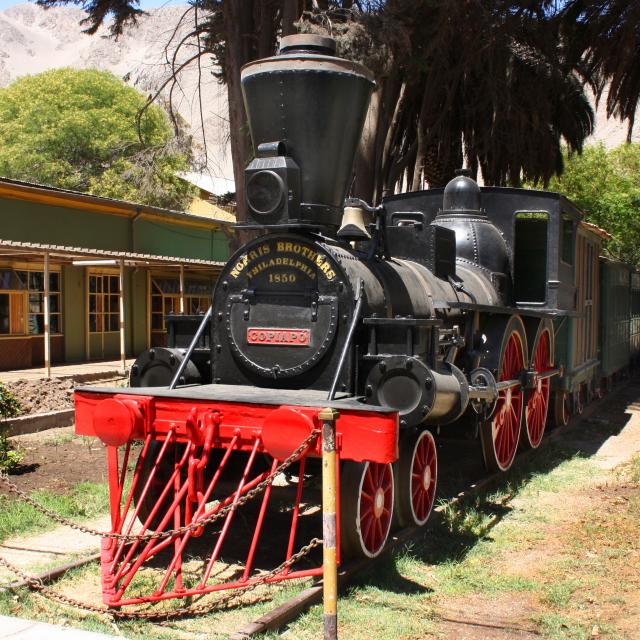 Imagen del monumento Declara locomotora ubicada en Copiapó