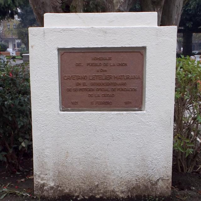 Imagen del monumento Cayetano Letelier Maturana