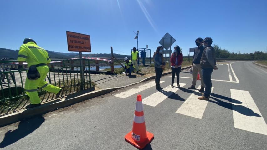 Imagen de Comenzaron obras de cierre provisorio en Puente Confluencia