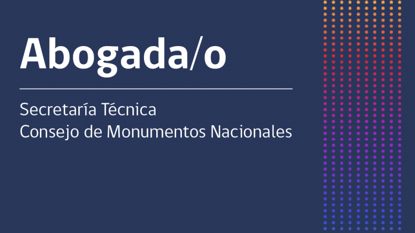 Imagen de Concurso Abogado/a para el Consejo de Monumentos Nacionales