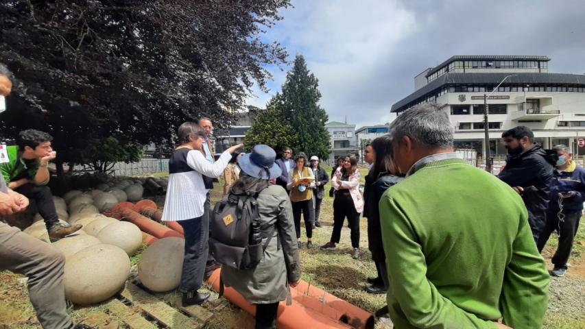 Imagen de Consejeros y equipo técnico del Consejo de Monumentos Nacionales visitaron Valdivia para constatar avances en obras relevantes para la ciudad 