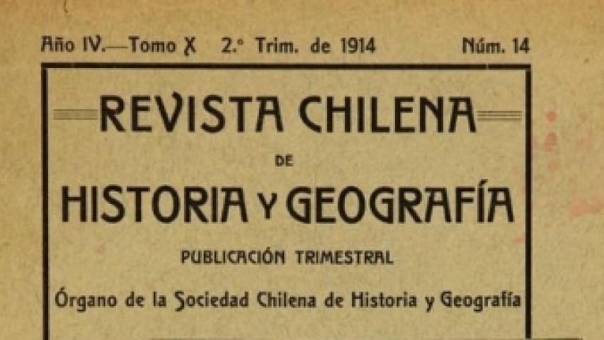 Imagen de Memoria Chilena digitaliza y pone a disposición pública la Revista Chilena de Historia y Geografía.
