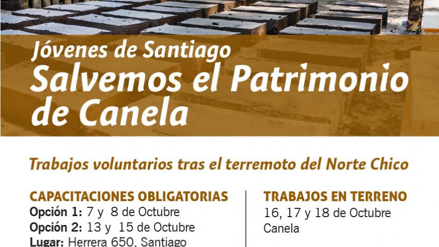 Imagen de Hasta el 6 de ocutbre se abren postulaciones para trabajos voluntarios para recuperar el patrimonio de la comuna de Canela