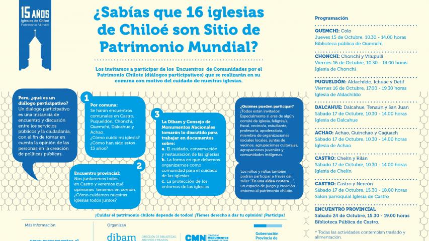 Imagen de Encuentros participativos se llevarán a cabo en sitio de Patrimonio Mundial de Chiloé durante octubre