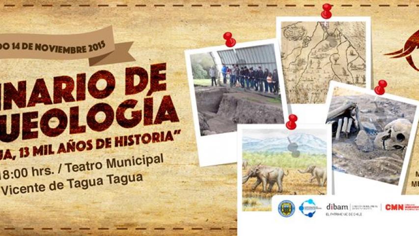Imagen de Seminario de Arqueología &quot;Taguatagua, 13 mil años de historia&quot;.