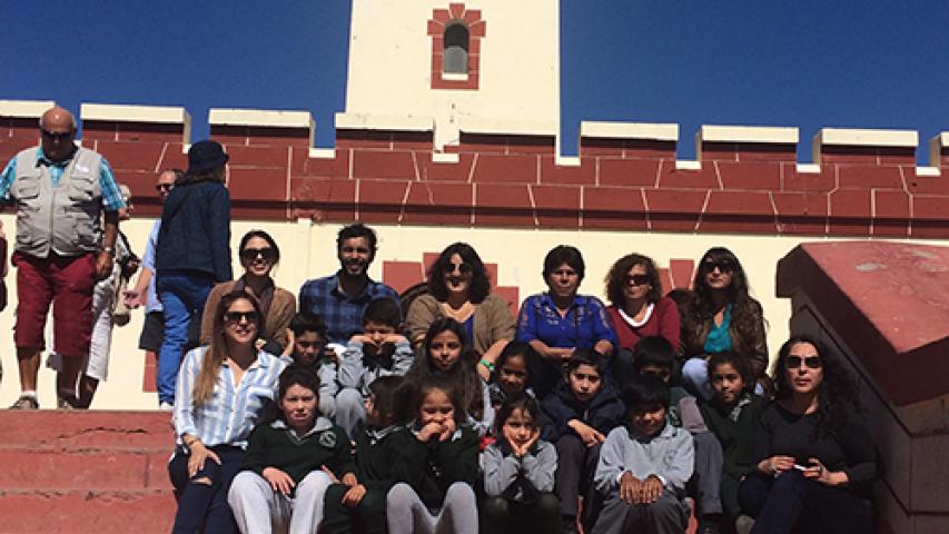 Imagen de Ganadores del &quot;Concurso Colorearte 2015&quot; realizaron su salida patrimonial en Coquimbo