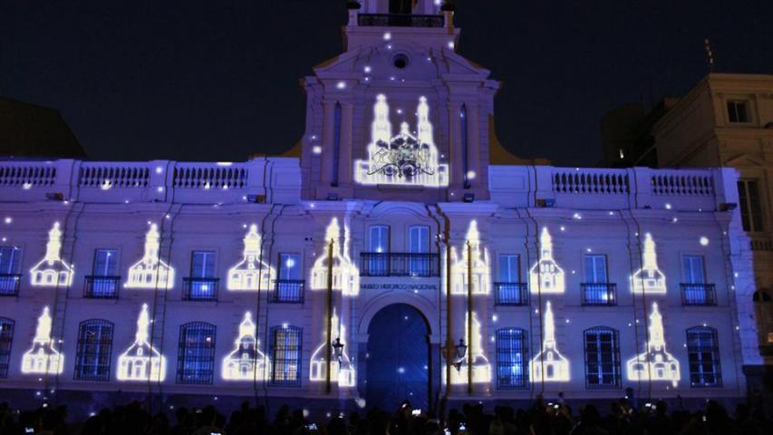 Imagen de Con espectáculo tridimensional DIBAM celebró 15 años de Iglesias de Chiloé como Patrimonio de la Humanidad