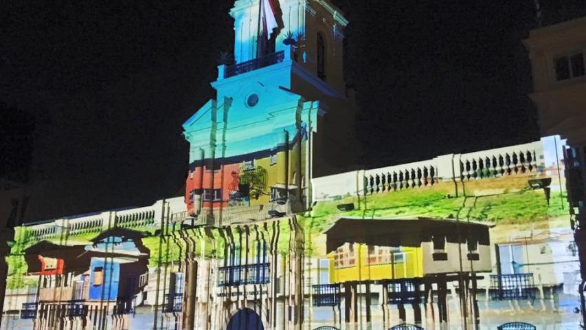 Imagen de Con espectáculo tridimensional DIBAM celebró 15 años de Iglesias de Chiloé como Patrimonio de la Humanidad