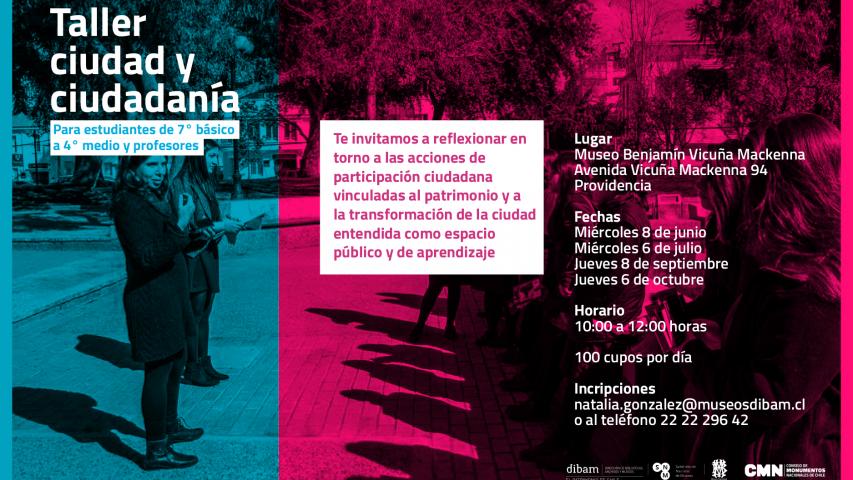 Imagen de Abiertas las inscripciones para el Taller Ciudad y Ciudadanía