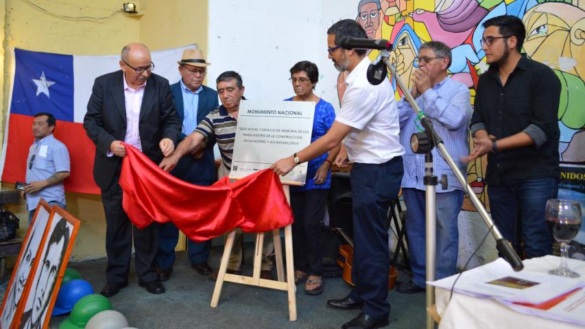 Imagen de Se celebró la Declaratoria de Monumento Nacional del Sindicato de Trabajadores de la Construcción, Excavadores y Alcantarilleros