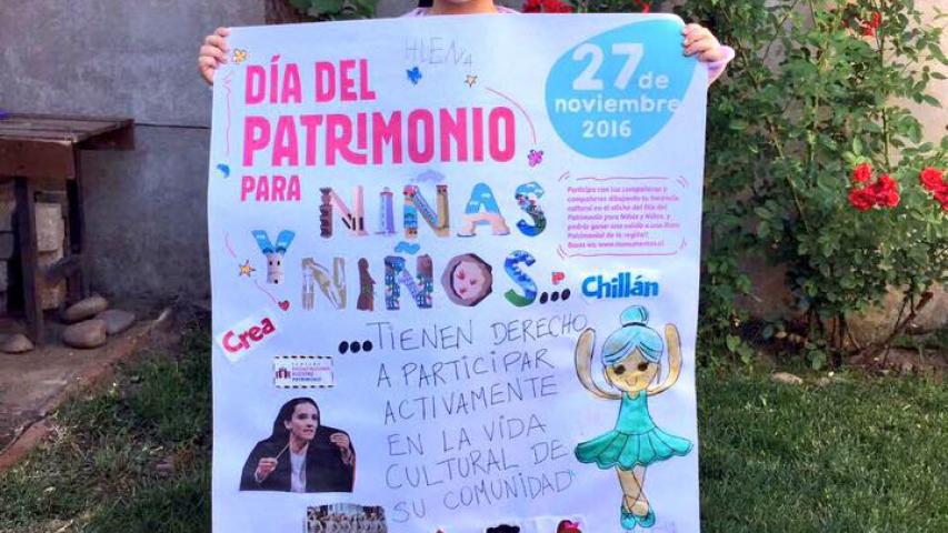 Imagen de Ganadores Concurso Afiche 1er día del Patrimonio para Niñas y Niños