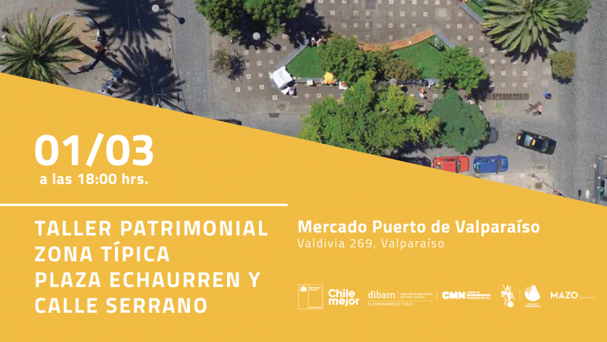 Imagen de Convocan a sesión de trabajo sobre imagen patrimonial  Zona Típica de Plaza Echaurren y Calle Serrano