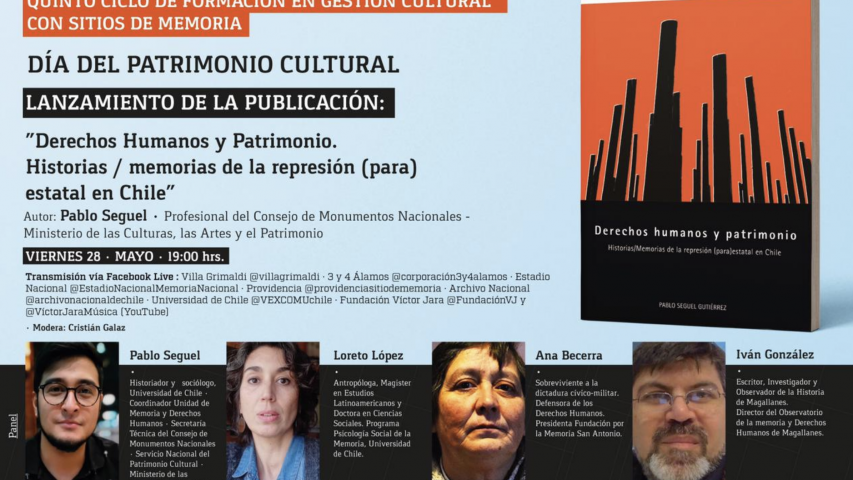 Imagen de Presentan libro “Derechos Humanos y Patrimonio. Historias/memorias de la represión (para) estatal en Chile”