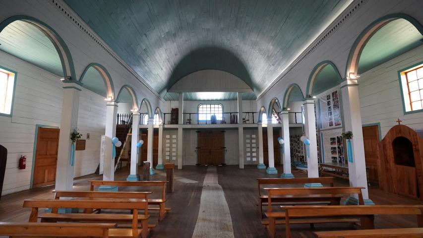 Imagen de CMN culmina obras de emergencia en Iglesia de Tenaún, en Chiloé