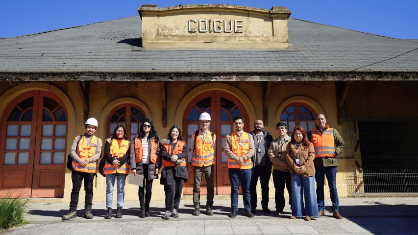 Imagen de Visita técnica junto a EFE y autoridades locales busca avanzar en nuevas declaratorias para estaciones ferroviarias en Coigüe y Renaico