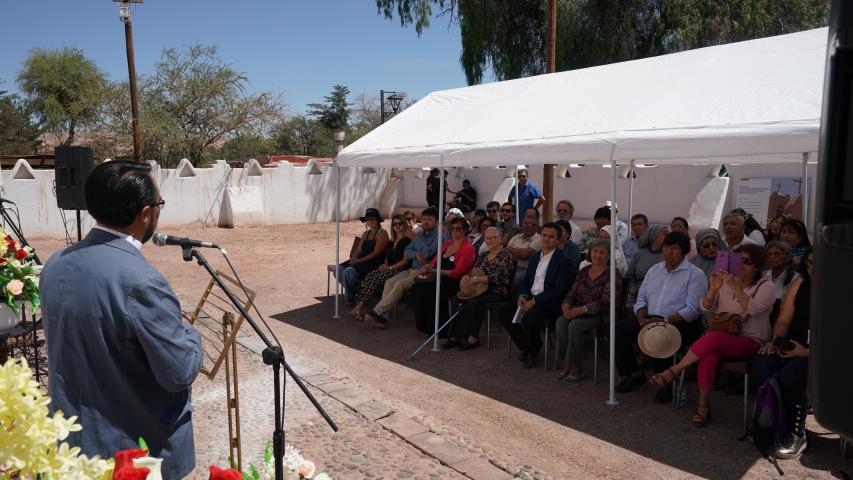 Imagen de Consejo de Monumentos Nacionales inaugura obras que protegerán la estructura de la Iglesia de San Pedro de Atacama