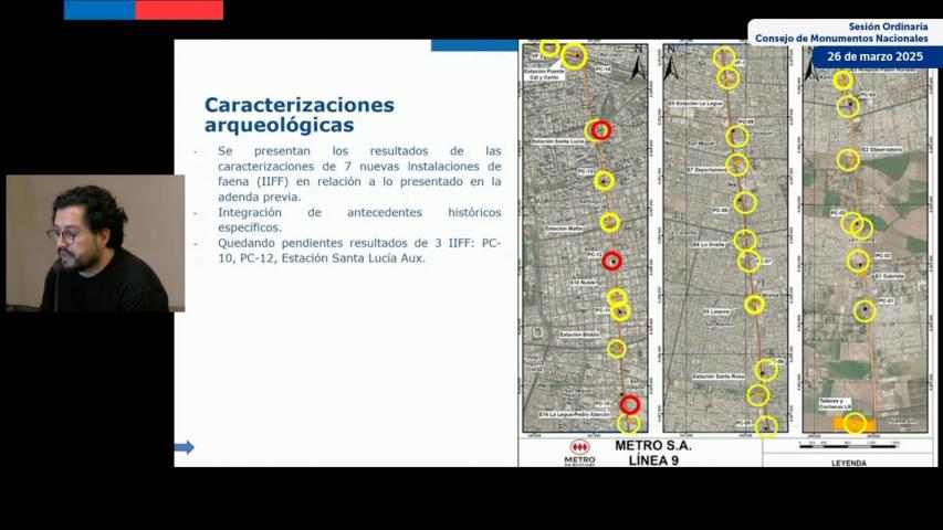 Imagen de CMN acoge las medidas propuestas por Metro para la protección del componente patrimonial de la Línea 9