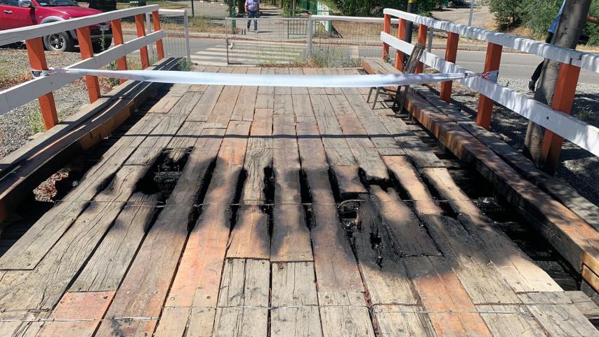 Imagen de Incendio en Puente Confluencia: Consejo de Monumentos llama a restringir el tránsito