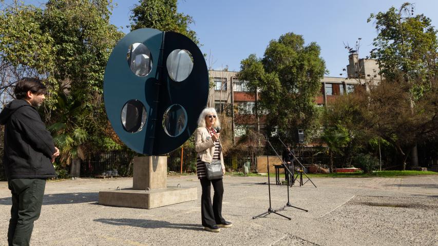 Imagen de Escultura “El cuarto mundo” vuelve a su lugar en el GAM