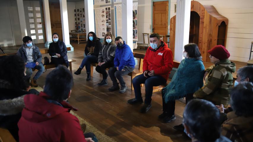Imagen de Intensa agenda del CMN en Chiloé: equipo técnico visitó iglesias del Sitio de Patrimonio Mundial
