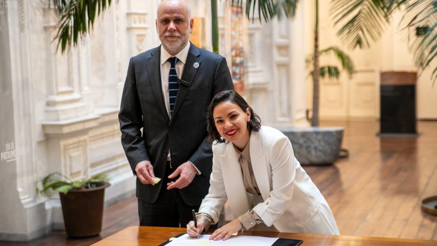 Imagen de Ministra de las Culturas, las Artes y el Patrimonio y ministro Secretario General de la Presidencia promulgan ley que fortalece la publicidad de las sesiones del Consejo de Monumentos Nacionales