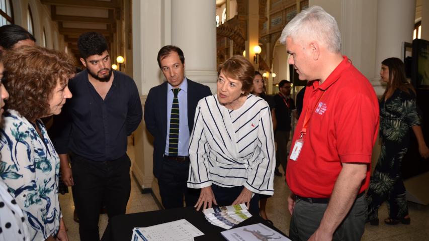 Imagen de En Día Mundial del Braille Ministra Valdés lanzó libro sobre fauna prehistórica para personas con discapacidad visual