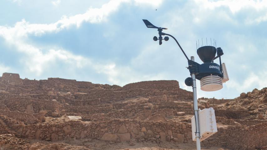 Imagen de Con éxito concluyen obras de emergencia para proteger el Pucará de Quitor: ahora tiene incluso una estación meteorológica