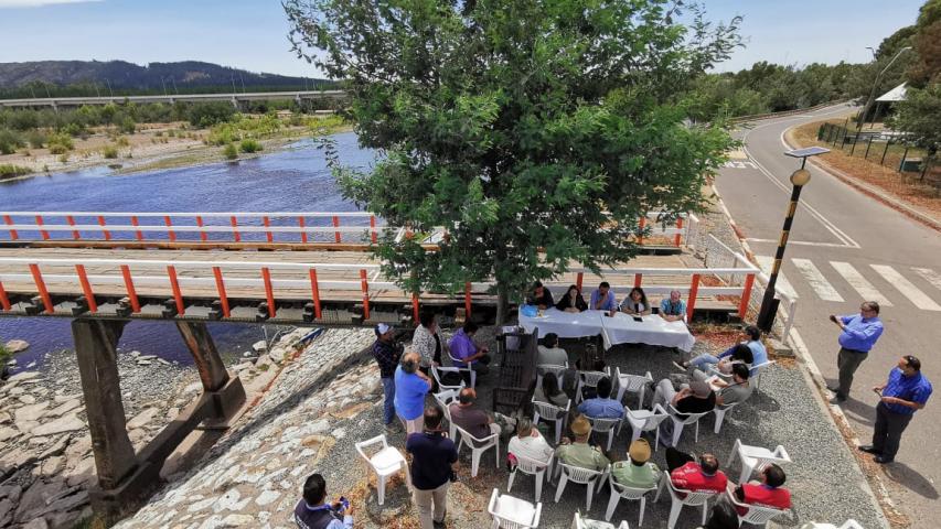 Imagen de Monumento Nacional Puente Confluencia inicia nuevo proceso para su reparación luego de incendio.