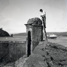 MH Castillo San Sebastián de la Cruz, Corral, 1949. Autor: Roberto Montandon Paillard