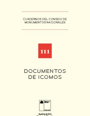 Imagen de Cuaderno N° 111 Documentos de Icomos
