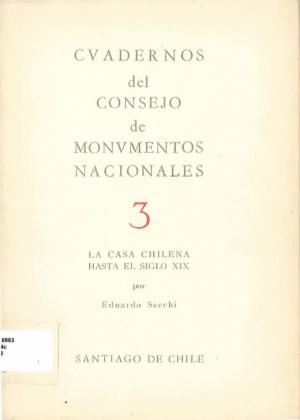 Imagen de La Casa Chilena hasta el Siglo XIX
