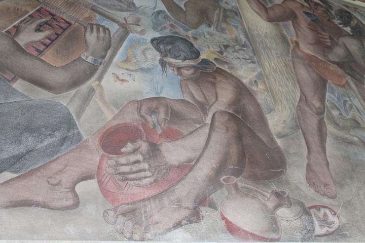 Imagen del monumento Mural &quot;Historia de Concepción&quot; de Gregorio de la Fuente