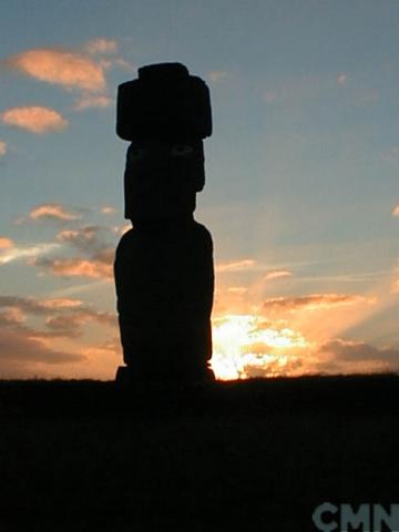 Imagen del monumento Isla de Pascua