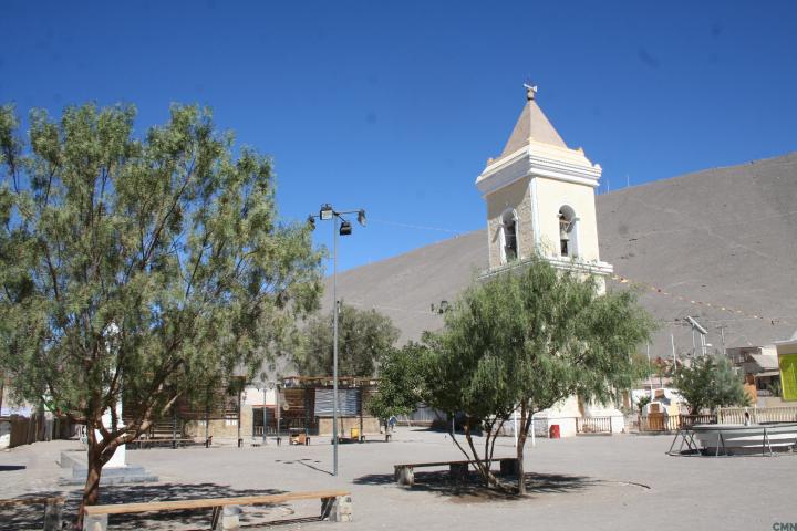 Imagen del monumento Iglesia y campanario del pueblo de Tarapacá