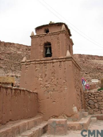 Imagen del monumento Iglesia y campanario de Caspana