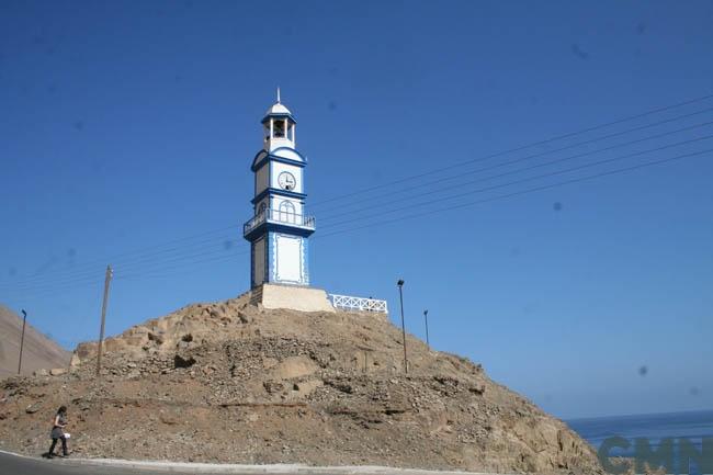 Imagen del monumento La Torre del Reloj de Pisagua