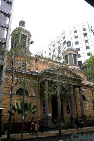 Imagen del monumento Iglesia Las Agustinas y la construcción anexa que es parte del antiguo convento