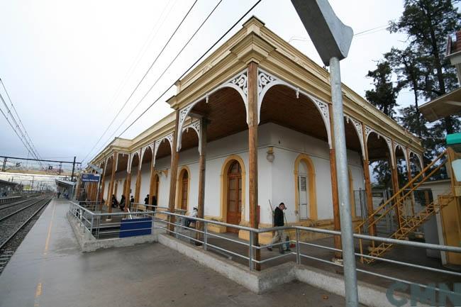 Imagen del monumento Edificio de la Estación de los ferrocarriles del Estado de la ciudad de San Bernardo