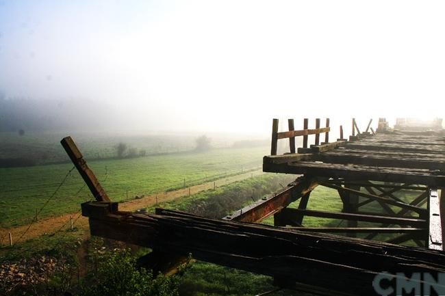 Imagen del monumento Puente viejo sobre el Río Itata