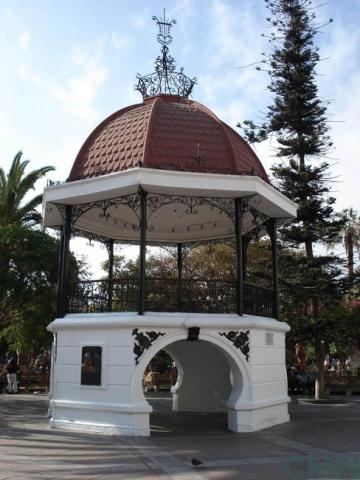 Imagen del monumento Kiosco de retreta, ubicado en la Plaza Colón