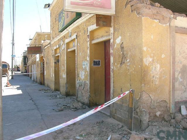 Imagen del monumento Edificios que conforman el barrio cívico de la oficina salitrera María Elena