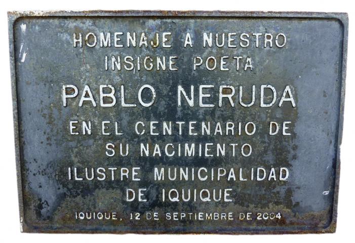 Imagen del monumento Pablo Neruda