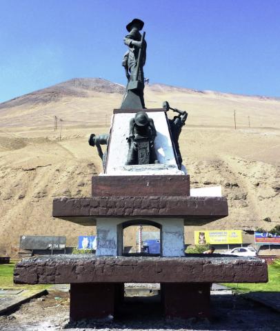 Imagen del monumento Al trabajador Pampino