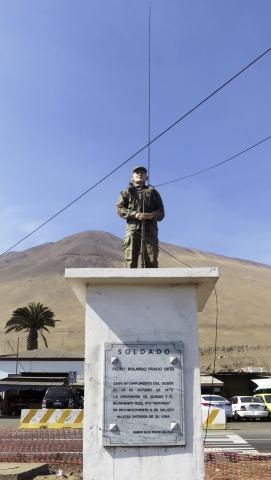 Imagen del monumento Soldado Pedro Prado