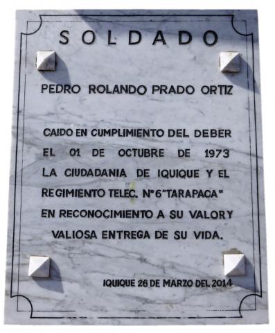 Imagen del monumento Soldado Pedro Prado