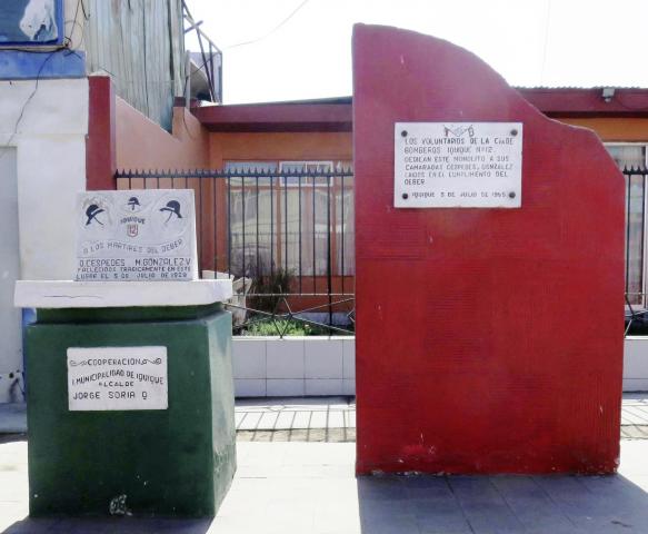 Imagen del monumento A Los Mártires Del Deber O. Céspedes y M. González