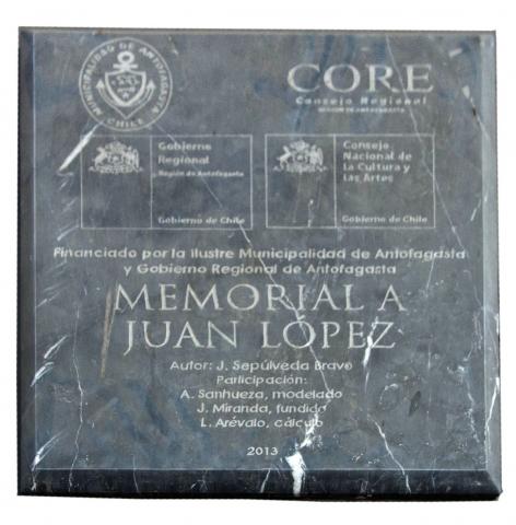 Imagen del monumento Juan López