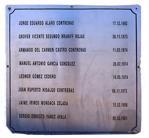 Imagen del monumento A los Detenidos Desaparecidos De Calama