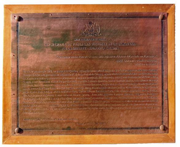 Imagen del monumento A los Detenidos Desaparecidos De Calama